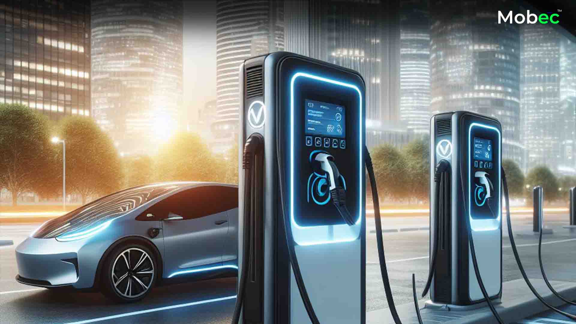 Cutting-edge charging station, the backbone of electric vehicle charging infrastructure.