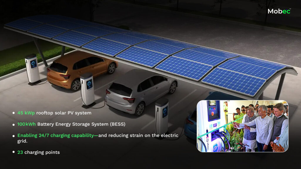 Bangaluru’s 1st Solar-powered Ev Charging Station To Use Second‑life Batteries Is Installed Mobec Innovation