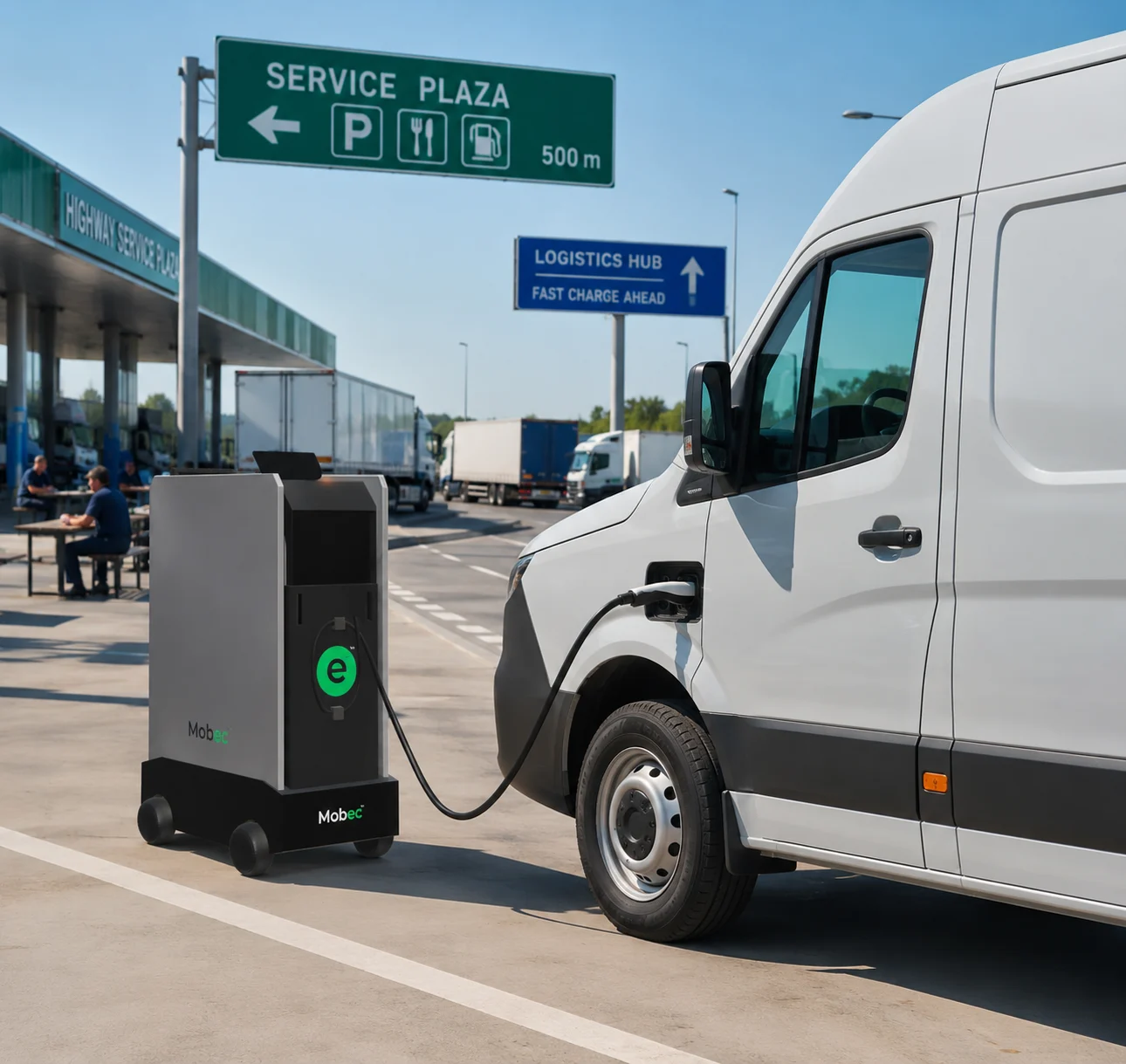 Mobec MAC 30 commercial EV charging station with OCPP 1.6 support