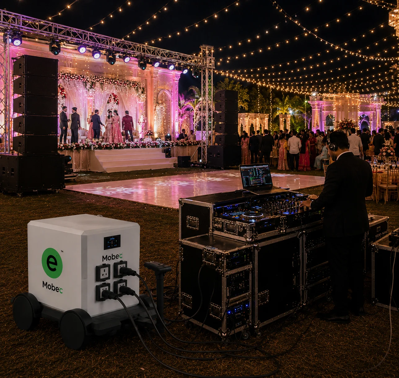 Mobile battery energy storage system with smart controls