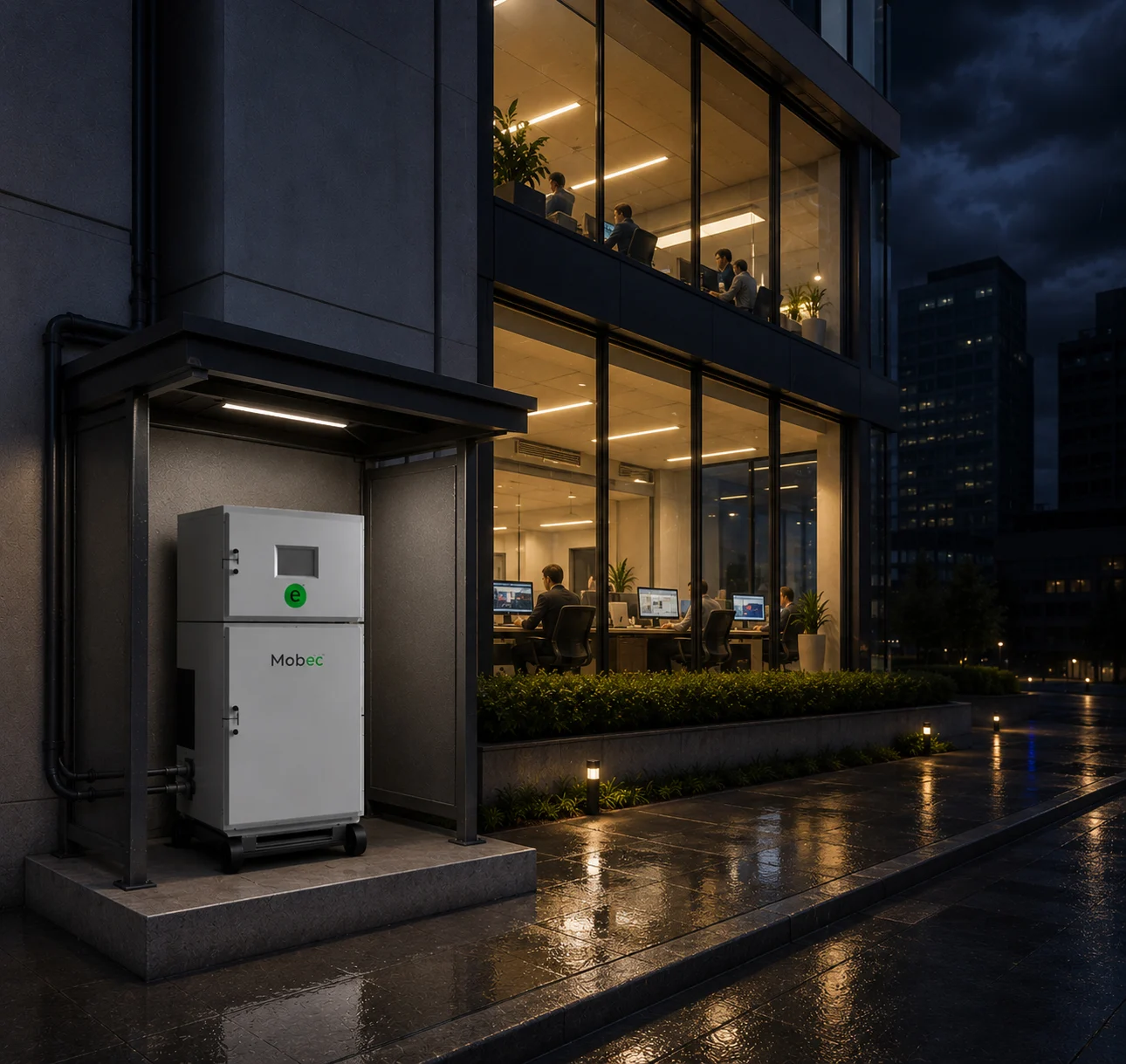 Home energy storage solution with solar compatibility